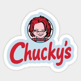 Chucky's Burger Restaurant Sticker